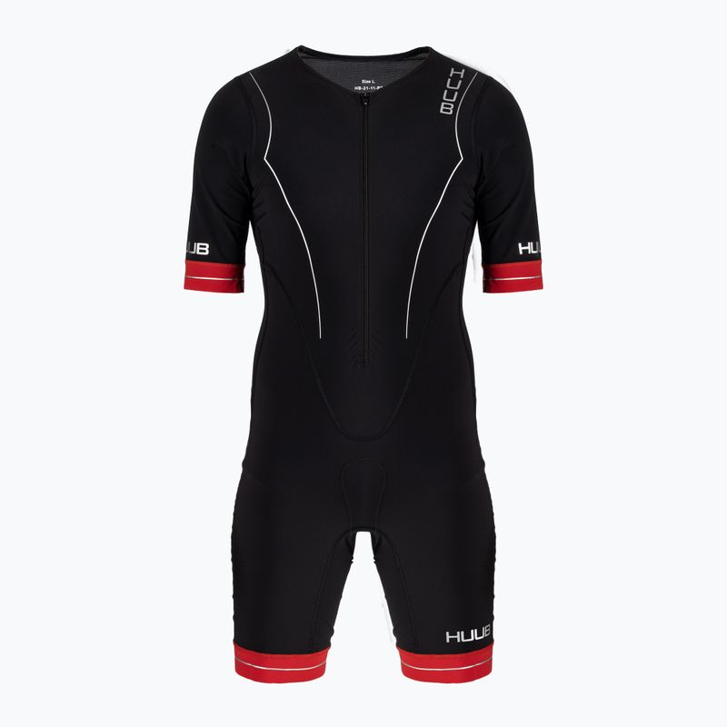 Men's HUUB Race Long Course Tri Suit black/red RCLCS