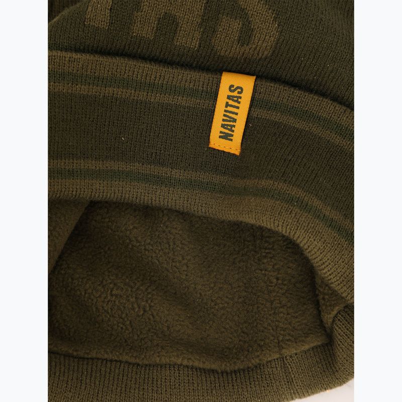 Navitas Fleece Lined Ski Bobble winter cap green 4