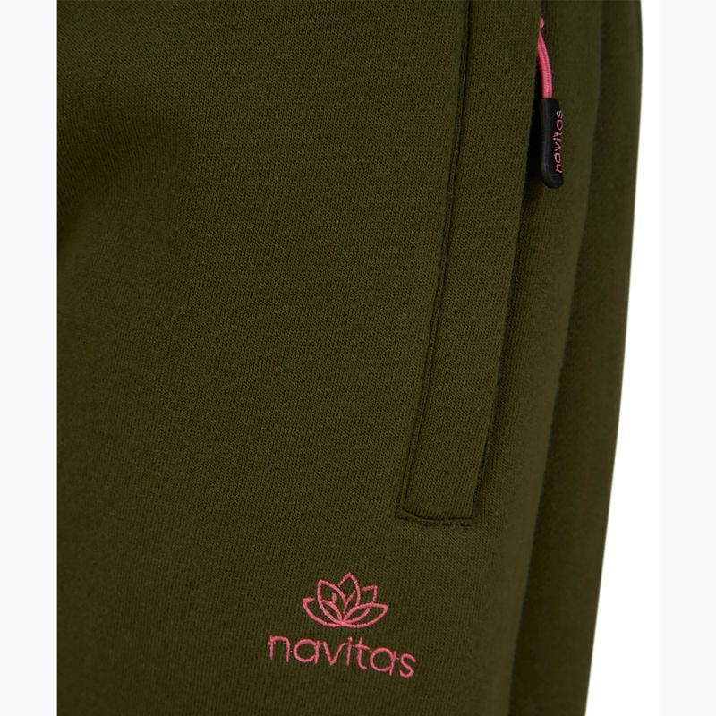 Women's trousers Navitas Lily Sherpa Jogger green 3