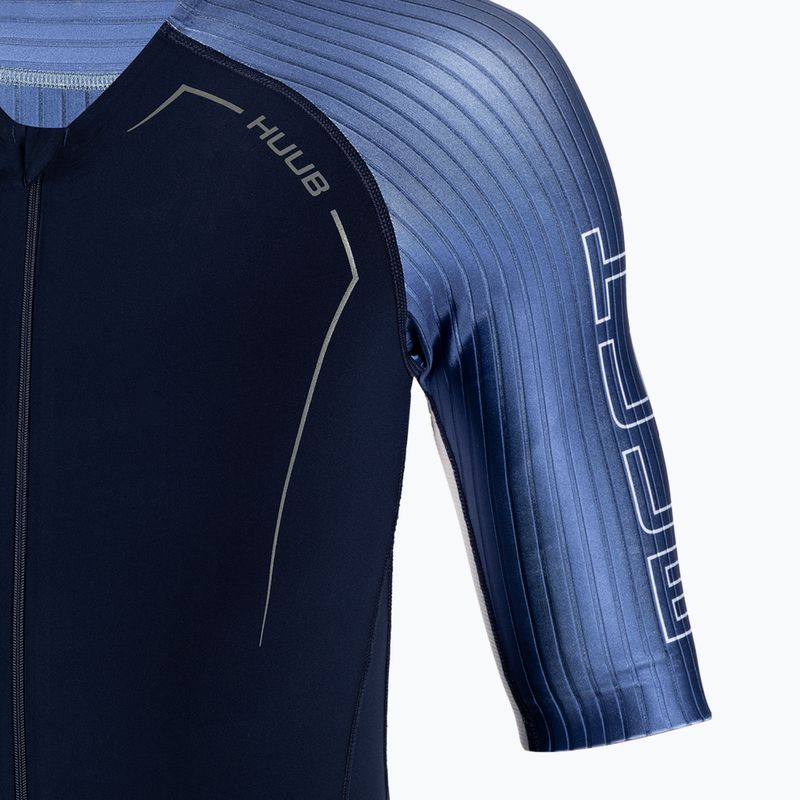 HUUB men's triathlon suit Anemoi Aero + Flatlock black-blue ANEPF 3