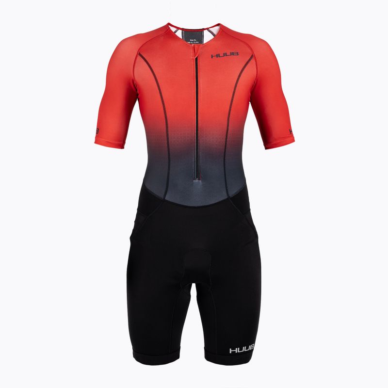 Men's HUUB Commit Long Course Triathlon Suit black/red COMLCS