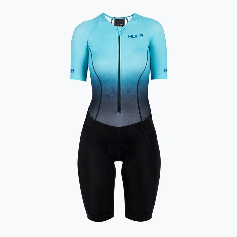 Women's Triathlon Suit HUUB Commit Long Course Suit black-blue COMWLCS