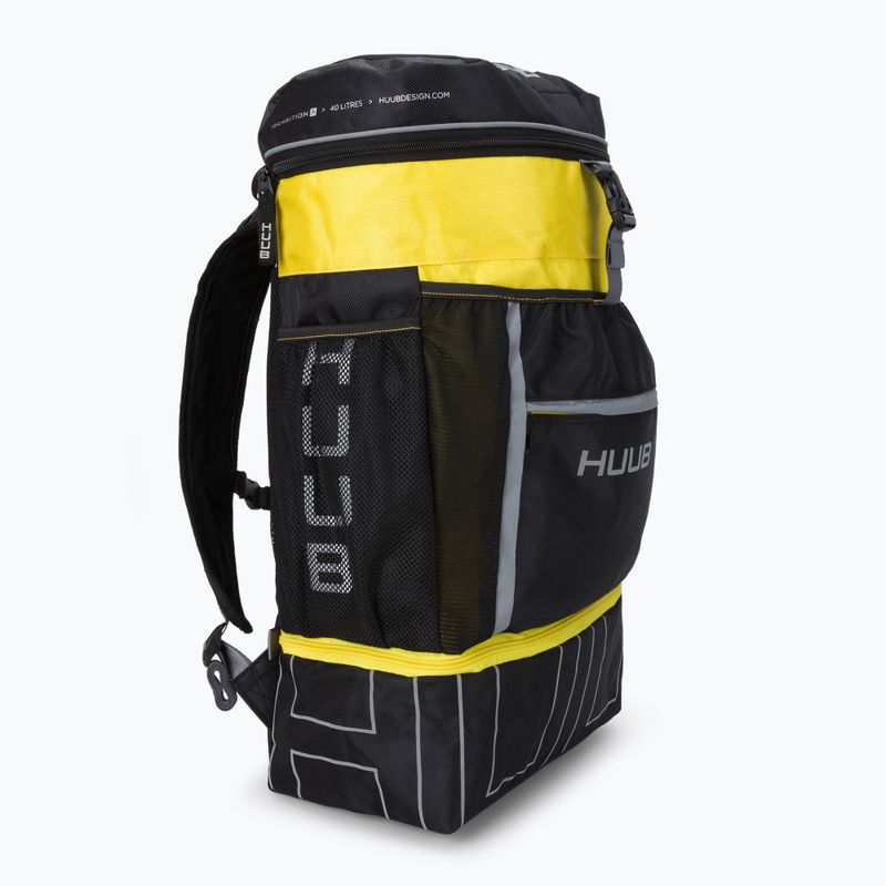 HUUB Transition II Triathlon Rucksack black/yellow A2-HB19FY