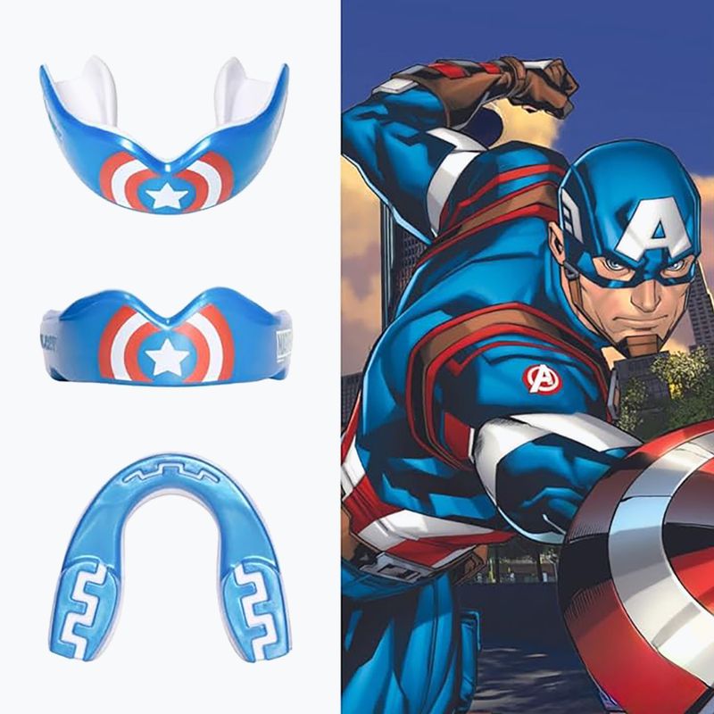 SAFEJAWZ jaw protector Marvel Captain America blue 2