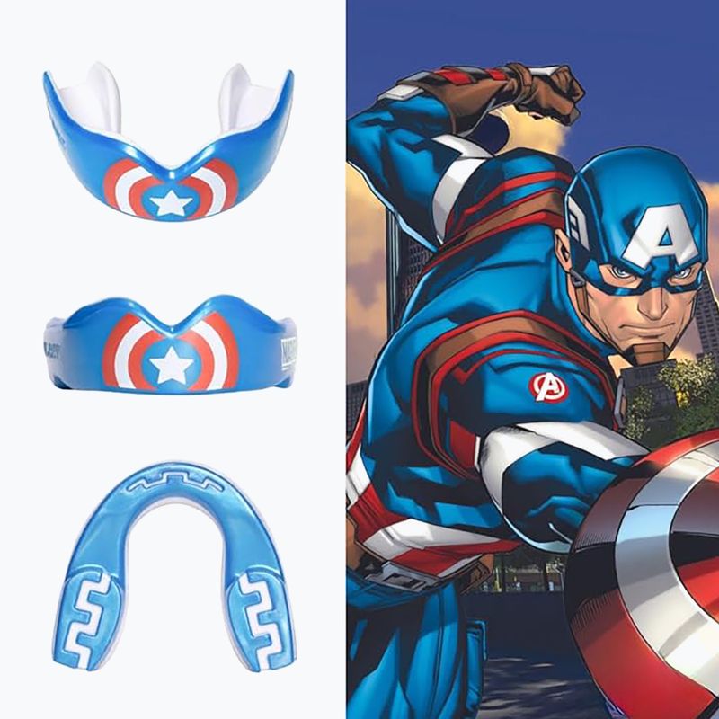 SAFEJAWZ children's jaw protector Marvel Captain America blue 2