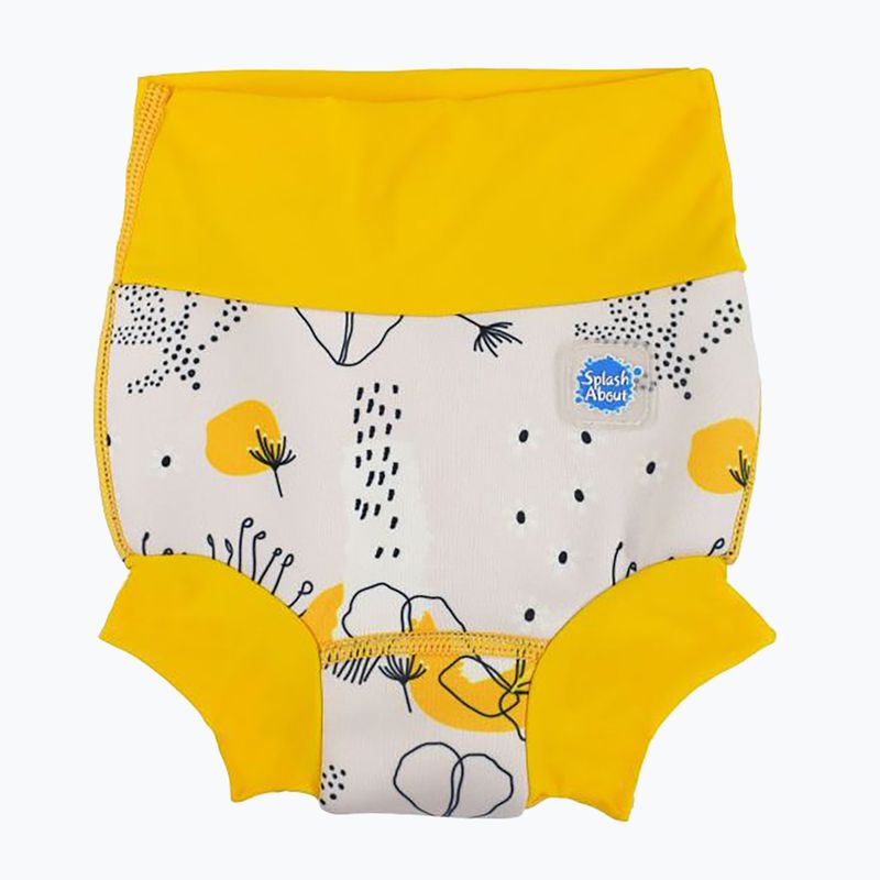 Splash About Happy Nappy Delicate Flowers Yellow HNFML swim nappy