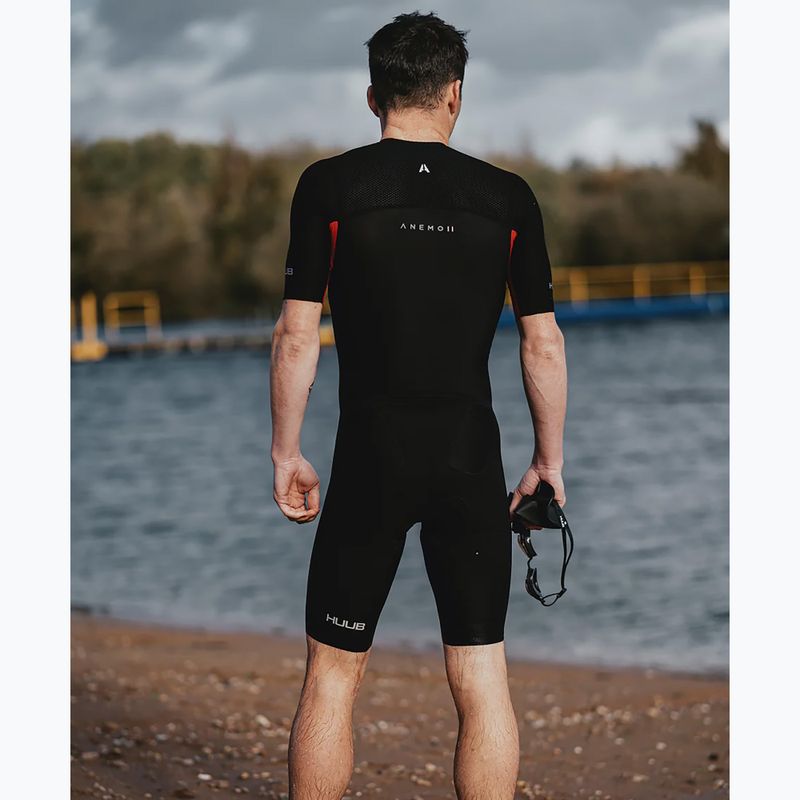 Men's triathlon suit HUUB Anemoi 2 SUB22 black ANESUB22BG 8