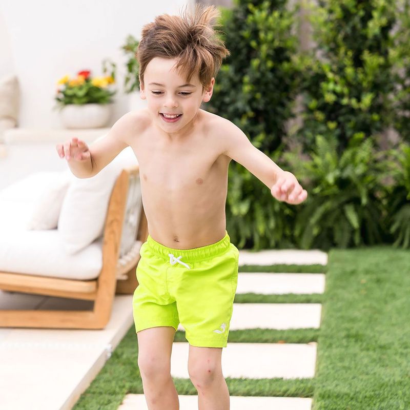 Children's swim shorts Splash About Plain Shorts lime 3