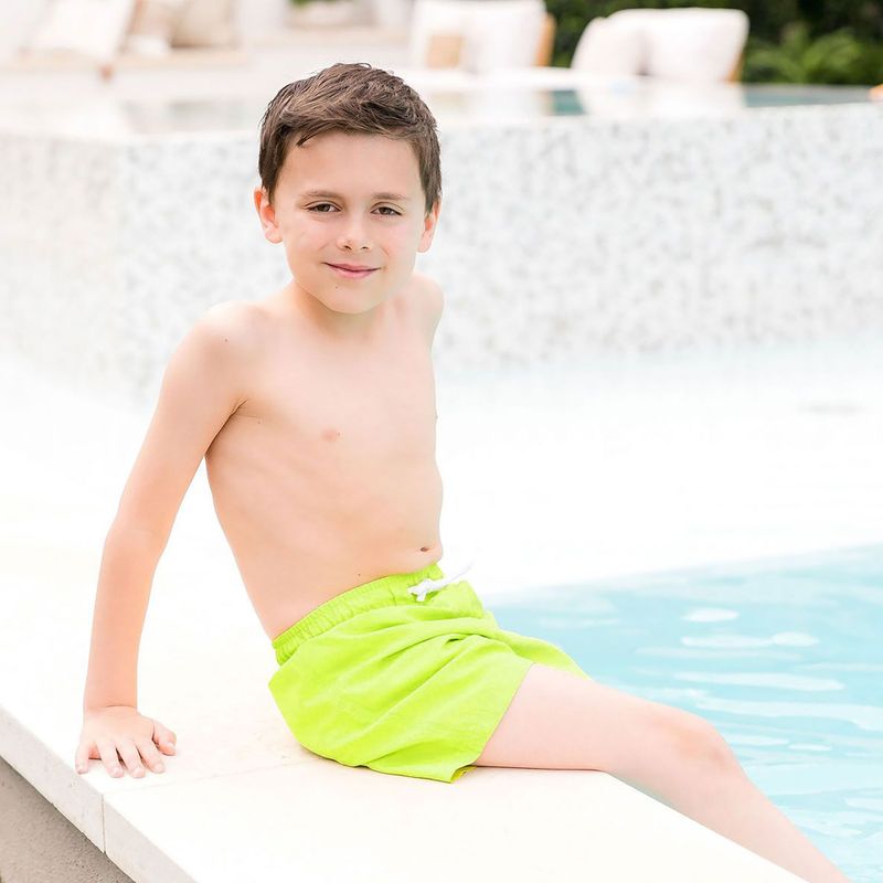 Children's swim shorts Splash About Plain Shorts lime 4