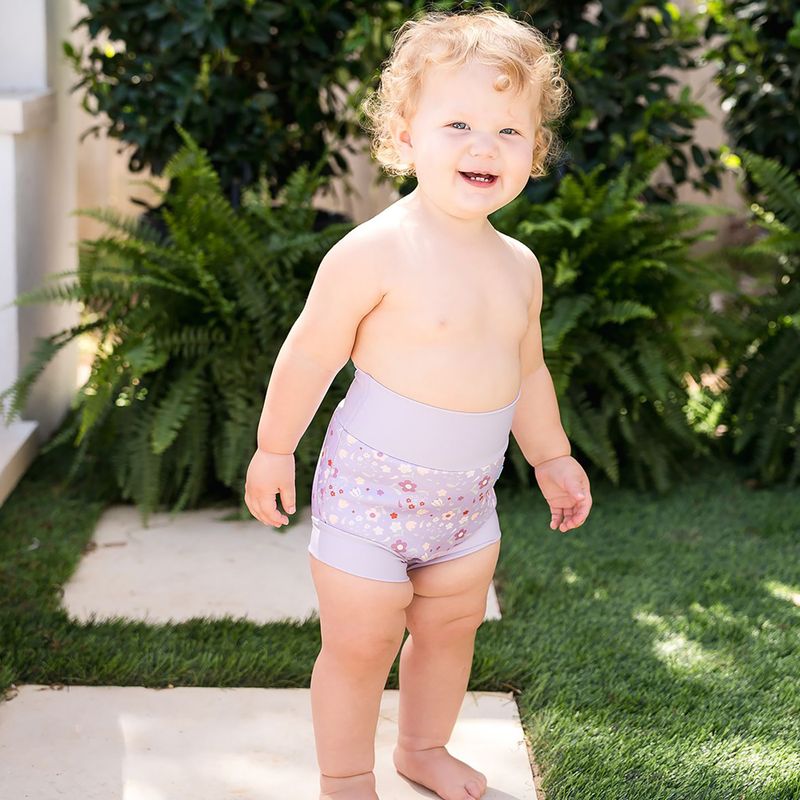 Splash About Happy Nappy lilac spring swim nappy 2