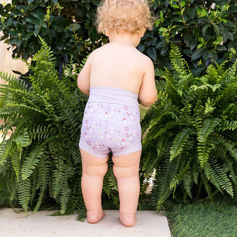 Splash About Happy Nappy lilac spring swim nappy 3