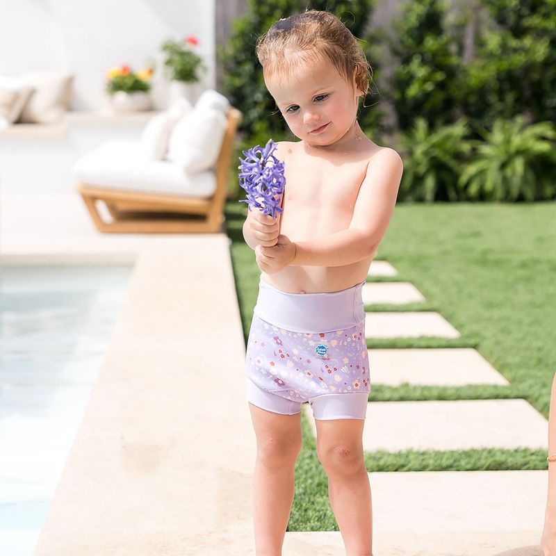 Splash About Happy Nappy lilac spring swim nappy 6