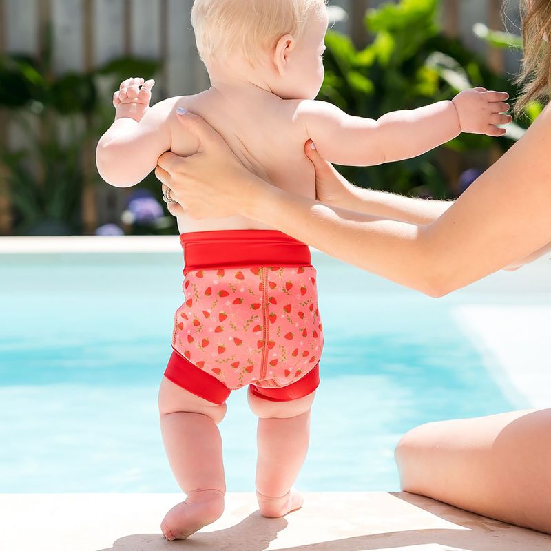 Splash About Happy Nappy strawberry field swim nappy 3