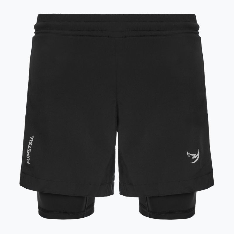 Men's training shorts FUMETSU Origins Dual Layer black