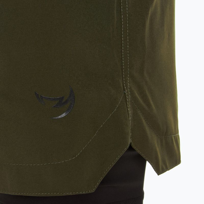 FUMETSU men's training shorts Origins Dual Layer khaki 3
