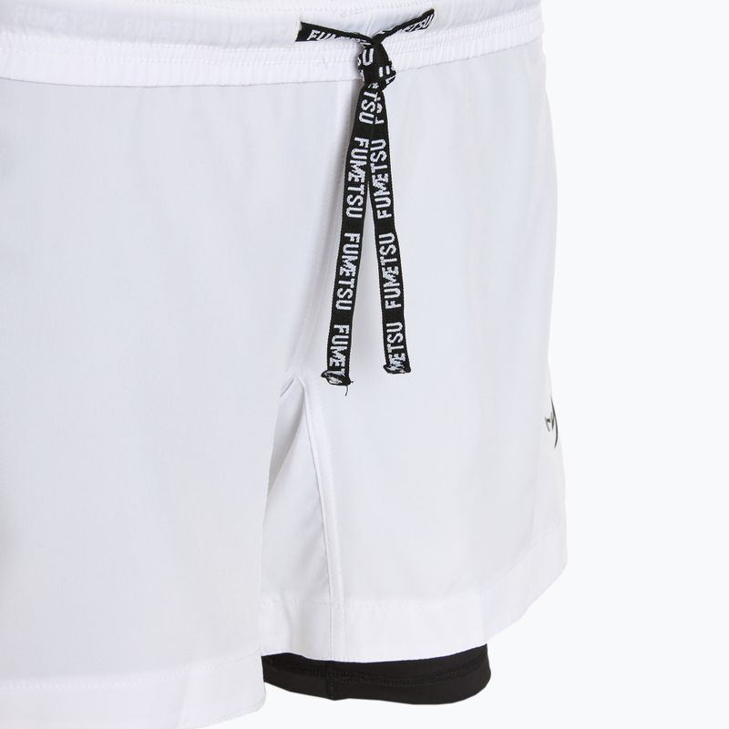 Men's training shorts FUMETSU Origins Dual Layer white 5