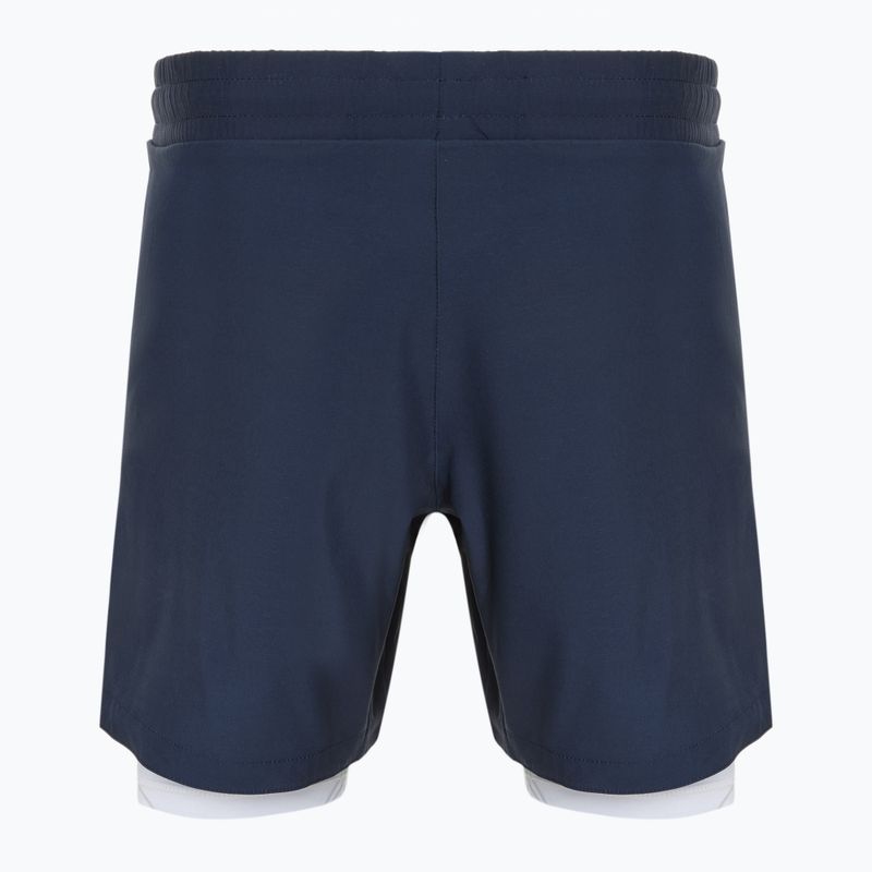 Men's FUMETSU Icon Dual Layer Training shorts navy/ white 2