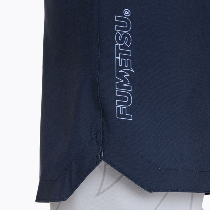 Men's FUMETSU Icon Dual Layer Training shorts navy/ white 5