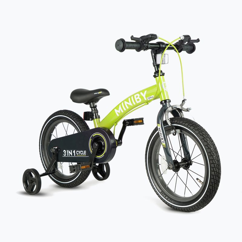 Children's bike Qplay Miniby 3in1 green 2