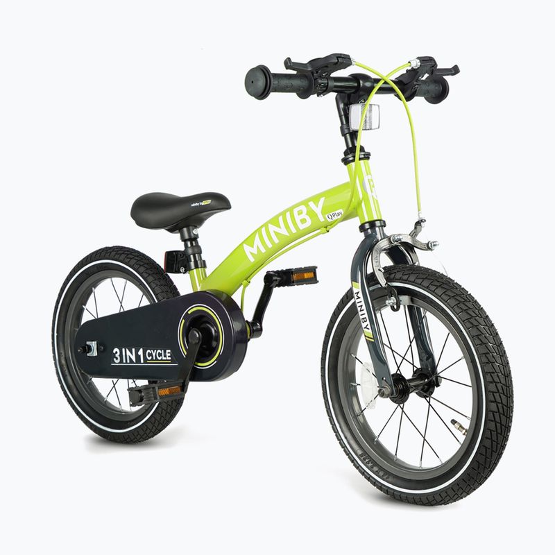 Children's bike Qplay Miniby 3in1 green 3