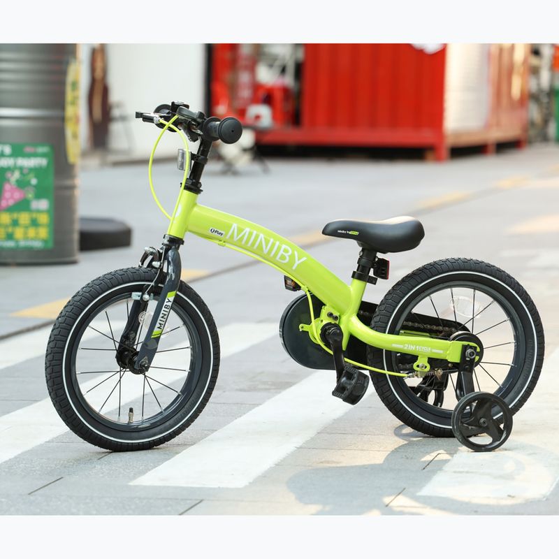 Children's bike Qplay Miniby 3in1 green 8