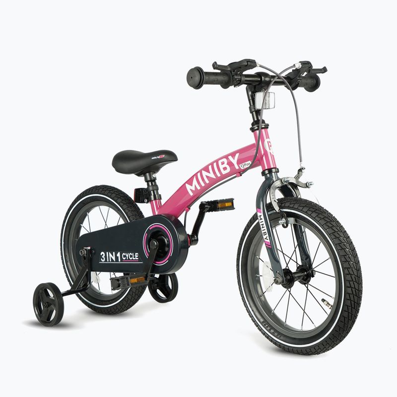 Children's bike Qplay Miniby 3in1 rose 2