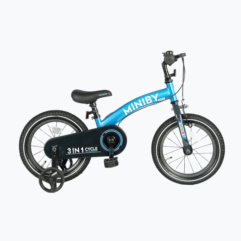 Children's bike Qplay Miniby 3in1 blue 5