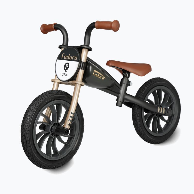 Balance bike Qplay Feduro golden 3