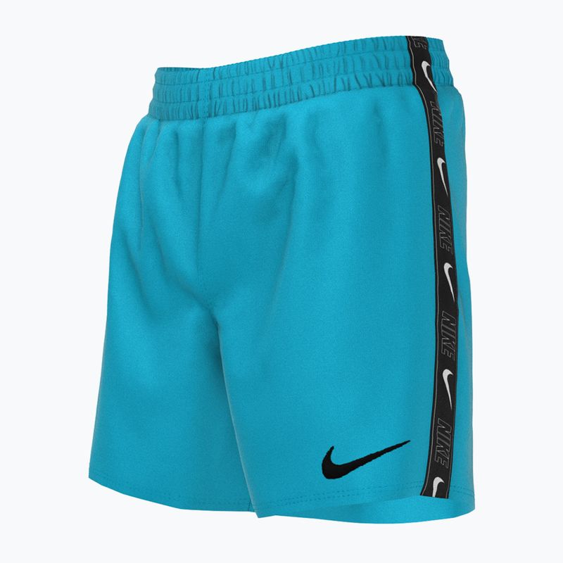 Men's Nike Logo Tape 4'' Volley shorts blue NESSD794-480 5