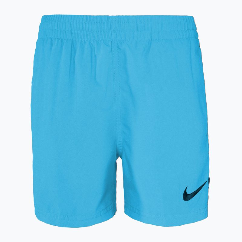 Men's Nike Logo Tape 4'' Volley shorts blue NESSD794-480
