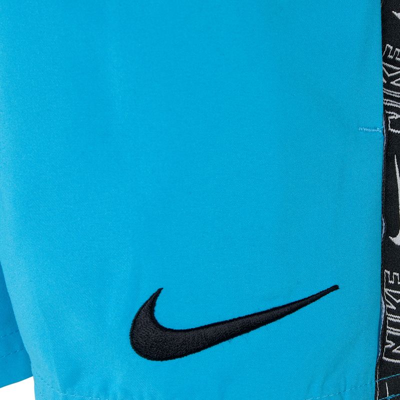 Men's Nike Logo Tape 4'' Volley shorts blue NESSD794-480 3