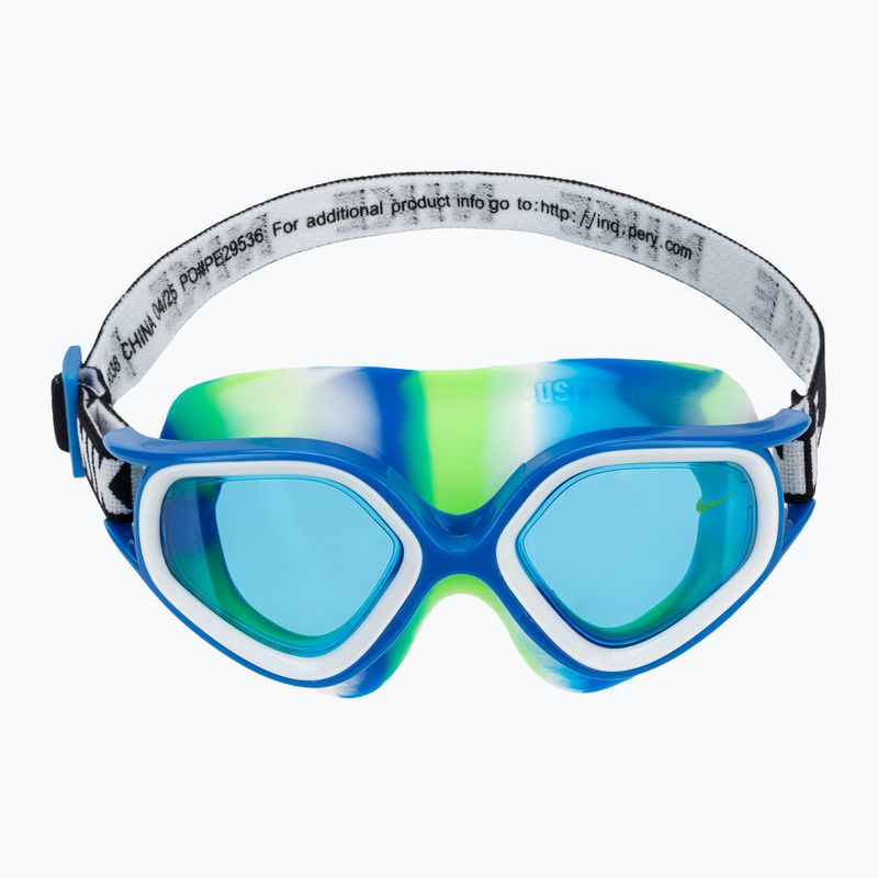 Nike Expanse blue lightning children's swimming goggles 2