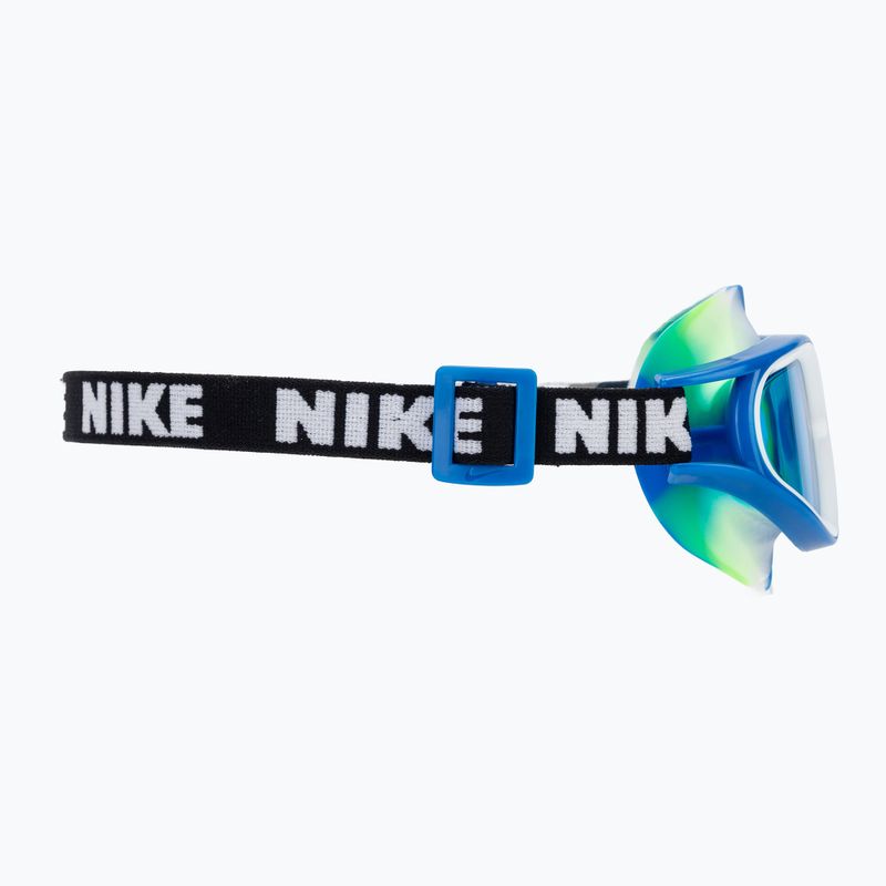Nike Expanse blue lightning children's swimming goggles 3