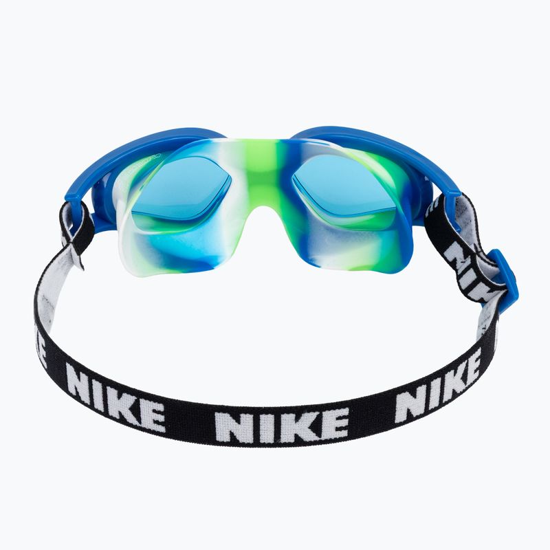 Nike Expanse blue lightning children's swimming goggles 4