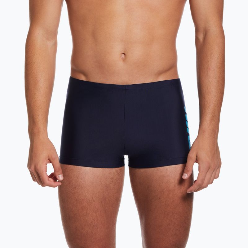Men's Nike Shift Square Leg swim boxers navy blue NESSD638-440 5