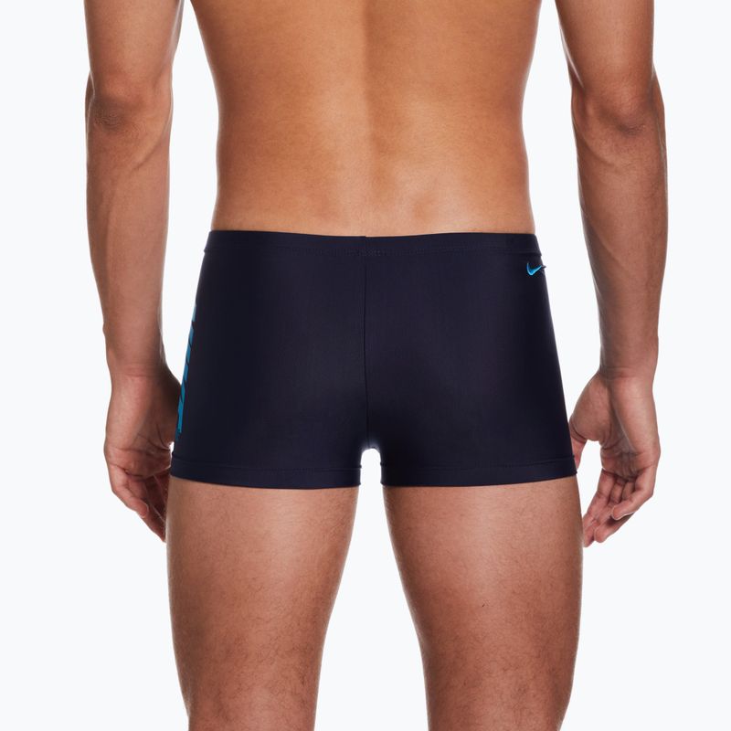 Men's Nike Shift Square Leg swim boxers navy blue NESSD638-440 6