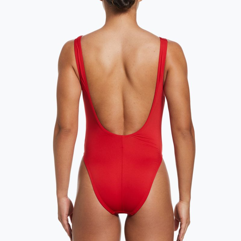 Nike Sneakerkini U-Back women's one-piece swimsuit red NESSC254-614 6