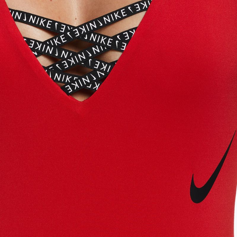 Nike Sneakerkini U-Back women's one-piece swimsuit red NESSC254-614 7