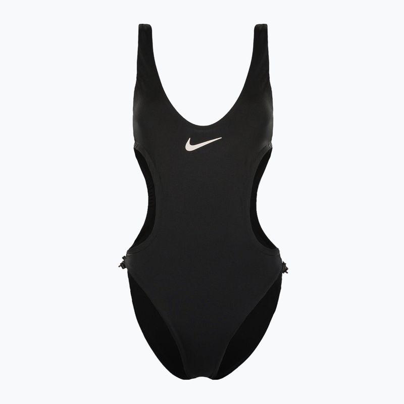 Nike Wild women's one-piece swimsuit black and white NESSD255-001