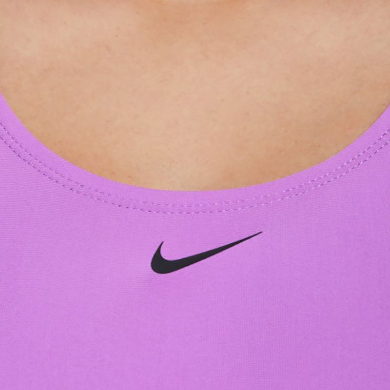 Women's one-piece swimsuit Nike Logo Tape Fastback fuchsia dream 8