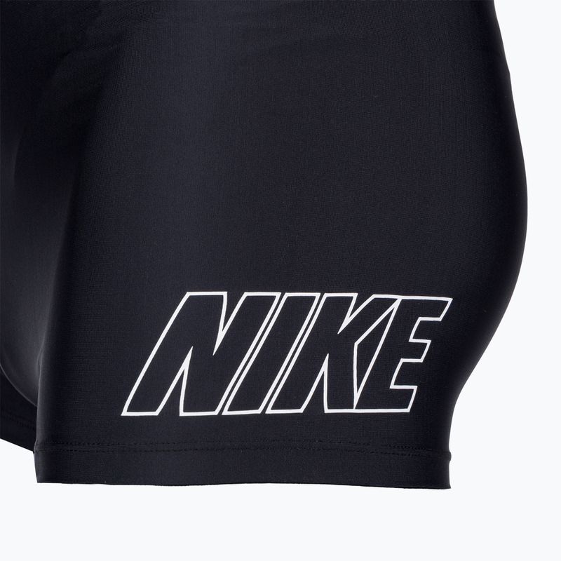 Men's Nike Logo Square swim boxers black 4