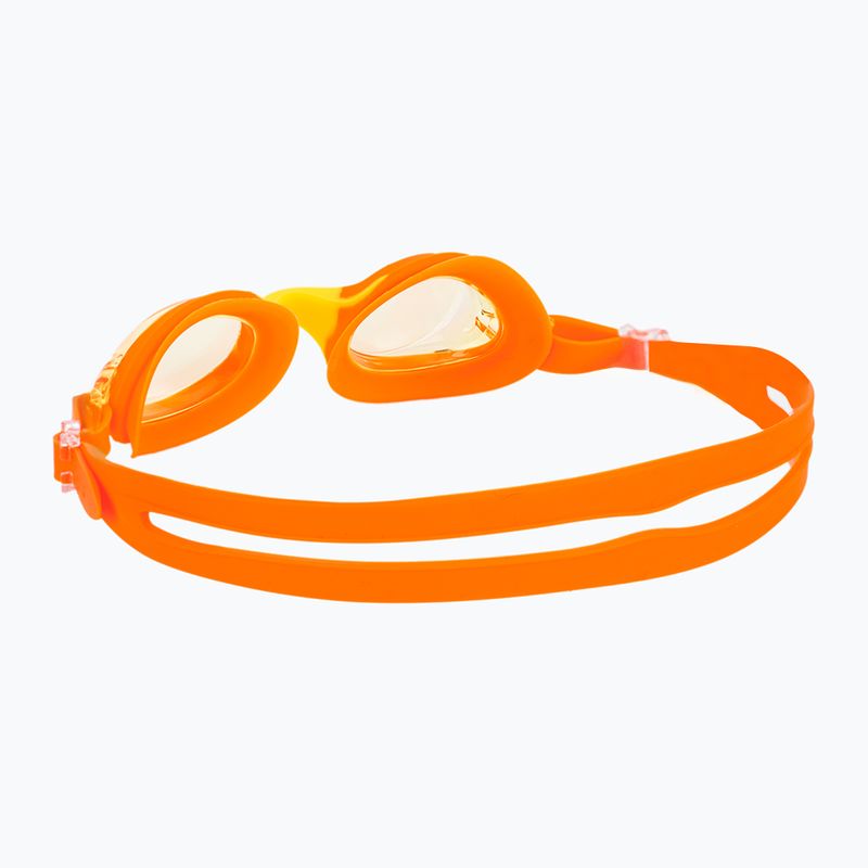 Nike Lil Swoosh Junior safety orange swimming goggles 4