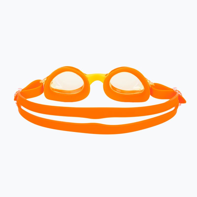 Nike Lil Swoosh Junior safety orange swimming goggles 5