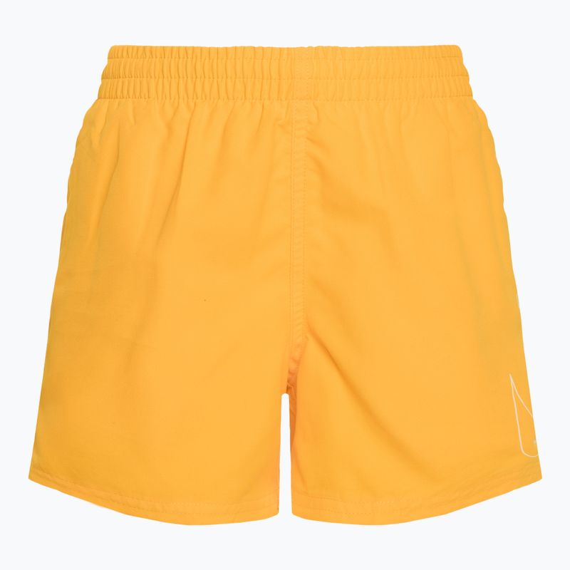 Nike Split Logo 4" Volley laser orange children's swim shorts