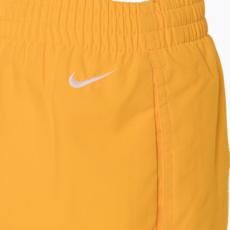 Nike Split Logo 4" Volley laser orange children's swim shorts 4