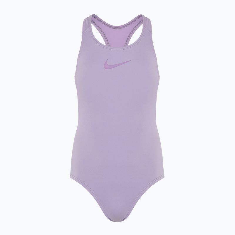 Nike Essential Racerback lilac bloom children's one-piece swimsuit