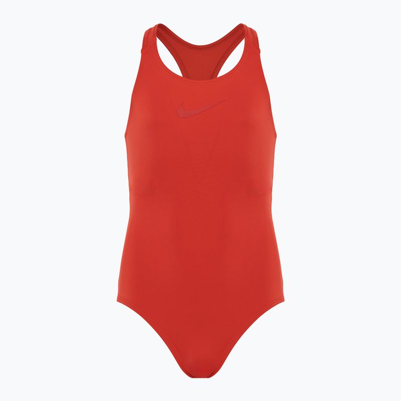 Nike Essential Racerback light crimson children's one-piece swimsuit