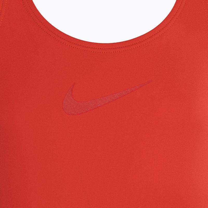 Nike Essential Racerback light crimson children's one-piece swimsuit 3