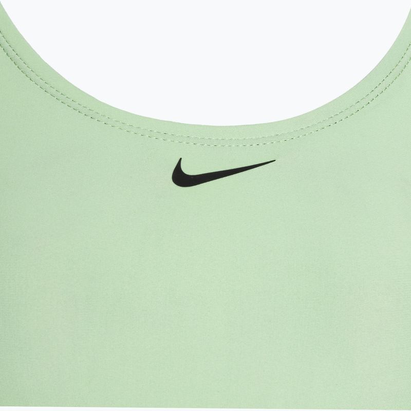 Women's one-piece swimsuit Nike Logo Tape Fastback vapor green 3