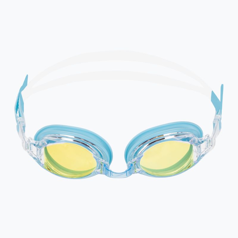 Nike Chrome Mirror swimming goggles aquarius blue 2